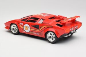 Lamborghini Countach Rød Bburago 1:18 3047 Metal — billede 7 af 8