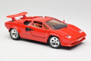 Lamborghini Countach Rød Bburago 1:18 3047-M1 Metal — billede 6 af 8