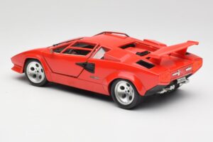 Lamborghini Countach Rød Bburago 1:18 3047-M1 Metal — billede 7 af 8
