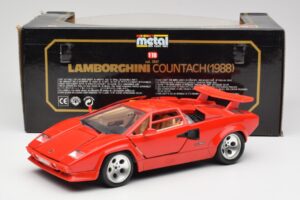 Lamborghini Countach Rød Bburago 1:18 3047-M1 Metal — billede 8 af 8