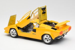 Lamborghini Countach Gul Bburago 1:18 3037 Metal — billede 5 af 8