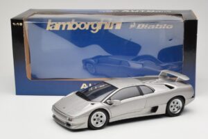 Lamborghini Diablo Sølv AUTOart 1:18 70071 Metal — billede 8 af 8