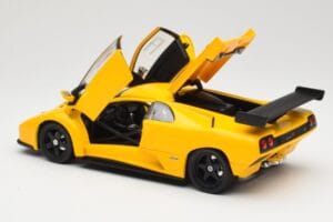 Lamborghini Diablo GTR Gul Hot Wheels 1:18 53885 Metal — billede 5 af 8