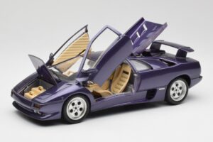 Lamborghini Diablo Lilla Maisto 1:18 3028 Metal — billede 2 af 8
