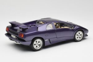 Lamborghini Diablo Lilla Maisto 1:18 3028 Metal — billede 3 af 8