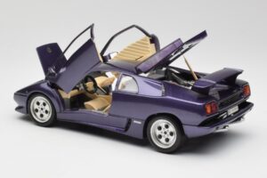 Lamborghini Diablo Lilla Maisto 1:18 3028 Metal — billede 5 af 8