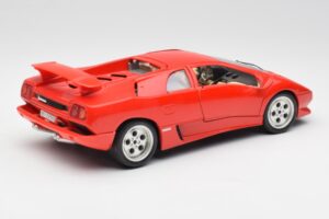 Lamborghini Diablo Rød Bburago 1:18 3028-M1 Metal — billede 3 af 8