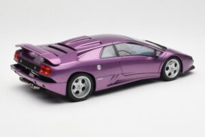 Lamborghini Diablo SE30 Jota Metallic Lilla AUTOart 1:18 79142 Komposit — billede 3 af 8