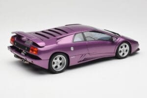 Lamborghini Diablo SE30 Anniversary Edition Metallic Lilla AUTOart 1:18 79158 Metal — billede 3 af 8