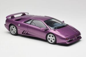 Lamborghini Diablo SE30 Anniversary Edition Metallic Lilla AUTOart 1:18 79158 Metal — billede 6 af 8