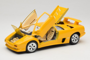 Lamborghini Diablo Gul Bburago 1:18 3041 Metal — billede 2 af 8