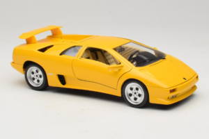 Lamborghini Diablo Gul Bburago 1:18 3041-M2 Metal — billede 6 af 8