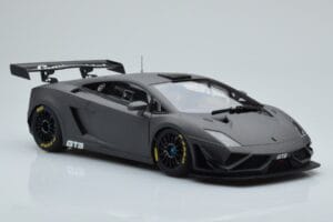 Lamborghini Gallardo GT3 FL2 Mørkegrå AUTOart 1:18 81360 Metal — billede 6 af 8