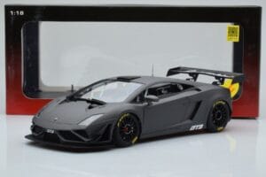 Lamborghini Gallardo GT3 FL2 Mørkegrå AUTOart 1:18 81360 Metal — billede 8 af 8