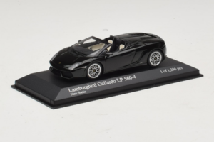Lamborghini Gallardo LP560-4 Spyder Sort Minichamps 1:43 400103830 Metal — billede 2 af 5