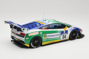 Lamborghini Gallardo LP600+ GT3 Reiter Engineering #34 H-J. Stuck / D. Rostek ADAC 24 Hours Nurburgring 2011 Minichamps 1:18  — billede 2 af 6