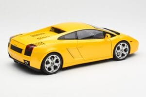 Lamborghini Gallardo Metallic Gul AUTOart 1:18 74571 Metal — billede 3 af 8
