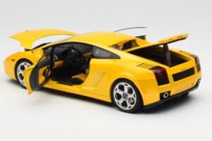 Lamborghini Gallardo Metallic Gul AUTOart 1:18 74571 Metal — billede 5 af 8