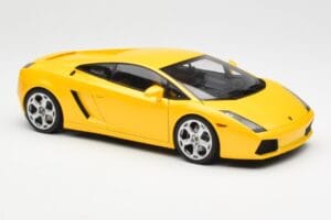 Lamborghini Gallardo Metallic Gul AUTOart 1:18 74571 Metal — billede 6 af 8