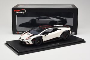 Lamborghini Huracan Sterrato No. 63 Hvid TopSpeed 1:18 TS0610 Resin — billede 6 af 6