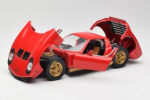 Lamborghini Miura Rød Anson 1:18 30302 Metal — billede 2 af 8