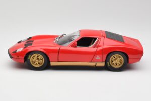 Lamborghini Miura Rød Anson 1:18 30302 Metal — billede 4 af 8