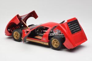 Lamborghini Miura Rød Anson 1:18 30302 Metal — billede 5 af 8