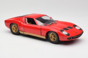 Lamborghini Miura Rød Anson 1:18 30302 Metal — billede 6 af 8