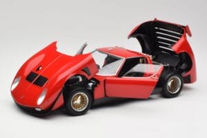 Lamborghini Miura SVR Rød & Sort Kyosho 1:18 08319R Metal — billede 2 af 8