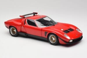Lamborghini Miura SVR Rød & Sort Kyosho 1:18 08319R Metal — billede 6 af 8