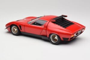 Lamborghini Miura SVR Rød & Sort Kyosho 1:18 08319R Metal — billede 7 af 8