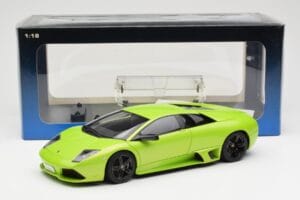 Lamborghini Murcielago LP640 Ithaca Grøn Metallic AUTOart 1:18 74624 Metal — billede 8 af 8