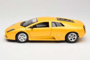 Lamborghini Murcielago LP640 Gul Bburago 1:18 23124646-M1 Metal — billede 4 af 8