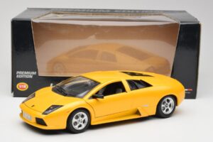 Lamborghini Murcielago LP640 Gul Bburago 1:18 23124646-M1 Metal — billede 8 af 8