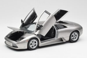 Lamborghini Murcielago Sølv Maisto 1:18 7450257 Metal — billede 2 af 8