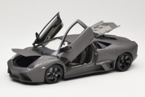 Lamborghini Reventon Matte Grey Bburago 1:18 18-11029 Metal — billede 2 af 8