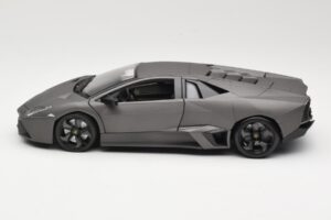 Lamborghini Reventon Matte Grey Bburago 1:18 18-11029 Metal — billede 4 af 8
