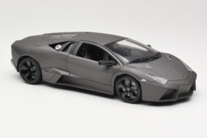 Lamborghini Reventon Matte Grey Bburago 1:18 18-11029 Metal — billede 6 af 8