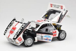 Lancia 037 #1 G. Cunico / E. Bartolich Targa Florio Winner 1983 Kyosho 1:18 08302H Metal — billede 2 af 8