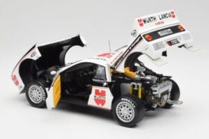 Lancia 037 #1 G. Cunico / E. Bartolich Targa Florio Winner 1983 Kyosho 1:18 08302H Metal — billede 5 af 8