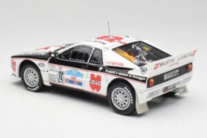 Lancia 037 #1 G. Cunico / E. Bartolich Targa Florio Winner 1983 Kyosho 1:18 08302H Metal — billede 7 af 8