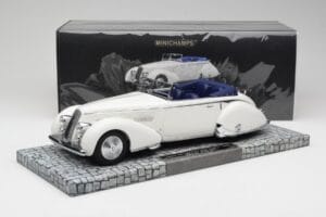 Lancia Astura Tipo 233 Corto Hvid Minichamps 1:18 107125330 Resin — billede 6 af 6