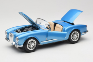 Lancia Aurelia B24 Spider Blå Bburago 1:18 3010-M1 Metal — billede 2 af 8
