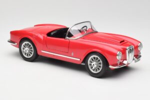 Lancia Aurelia B24 Spider Rød Bburago 1:18 3010 Metal — billede 6 af 8