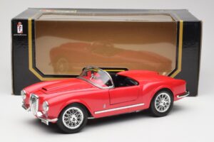 Lancia Aurelia B24 Spider Rød Bburago 1:18 3010 Metal — billede 8 af 8