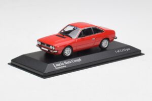 Lancia Beta Coupe Rød Minichamps 1:43 400125720 Metal — billede 2 af 3