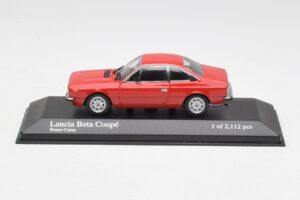 Lancia Beta Coupe Rød Minichamps 1:43 400125720 Metal