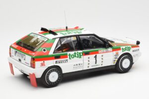Lancia Delta HF 4WD #1 D. Cerrato Totip Rally Targa Florio 1987 Kyosho 1:18 08960C Metal — billede 3 af 8