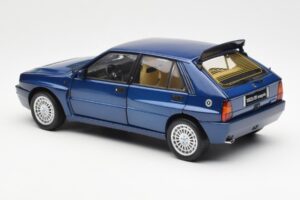 Lancia Delta HF Integrale Evo II Blå Kyosho 1:18 08341BL Metal — billede 7 af 8