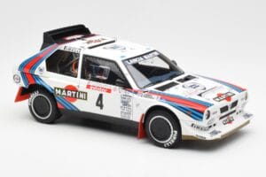 Lancia Delta S4 Martini #4 H. Toivonen / S. Cresto Rally Tour de Corse 1986 AUTOart 1:18 88620 Metal — billede 6 af 8